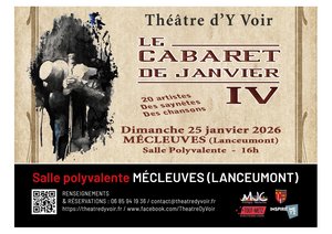 Affiche de l'événement cabaret de janvier 2026 à Meucleuves