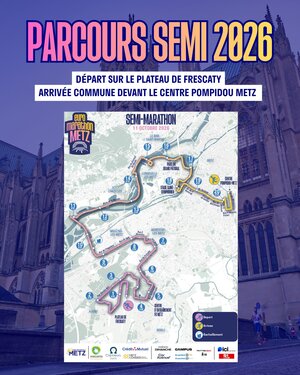 Parcours du semi marathon