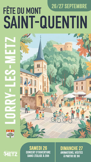 Affiche de la fête du Mont Saint Quentin 2026