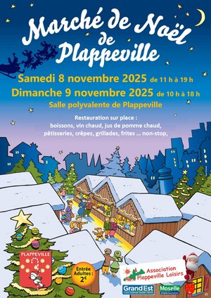 Affiche du marché de Noel de Plappeville