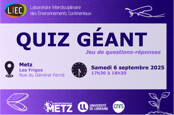 Quiz Géant aux frigos à metz le 6 septembre 2025 de 17h30 à 18h30