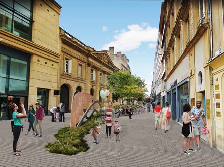 simulation de la serpentine, rue serpenoise