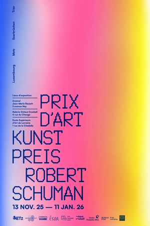 Affiche du prix d'art kunst preis robert schuman