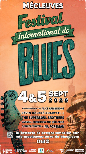 Affiche de mécleuves terre de blues 2026