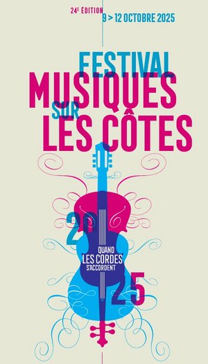 Affiche de l'événement festival de musiques sur les côtes à Lessy, Lorry les metz, plappeville et scy chazelles du 9 octobre au 12 octobre
