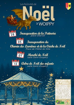 Affiche du marché de noel de woippy