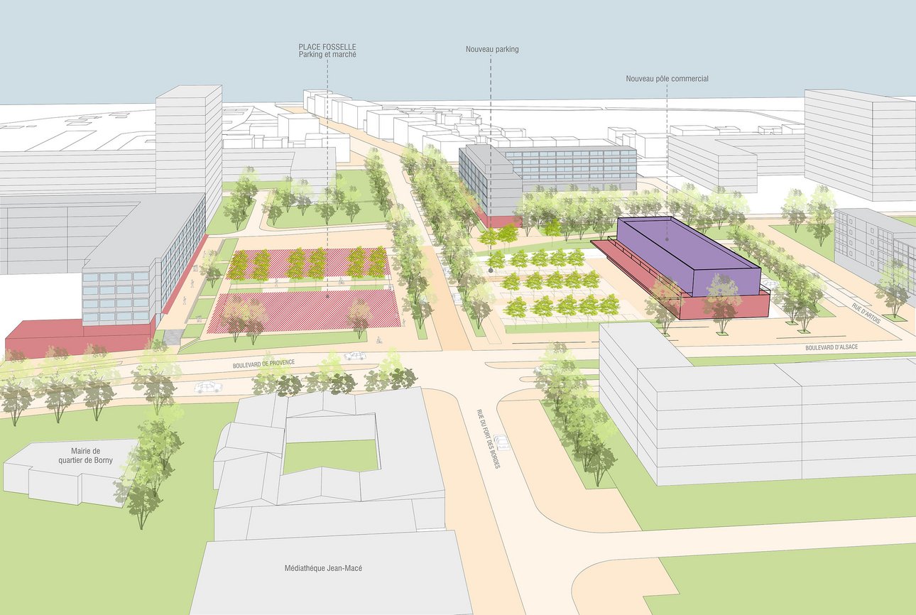 Plan de la place fosselle