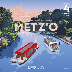 Affiche de la navette fluviale Metz'O 2026