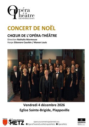 Affiche du concert de Noël à Plappeville 2026