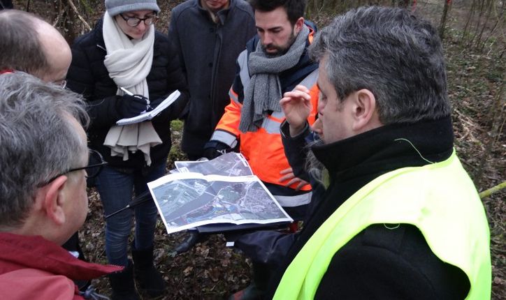 Moulins-lès-Metz : réunion de chantier