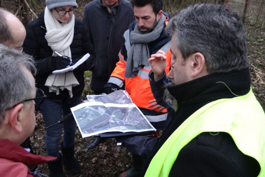 Moulins-lès-Metz : réunion de chantier