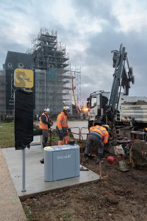 Installation d'une station Graoulib entre l'hopital et le chateau de Mercy