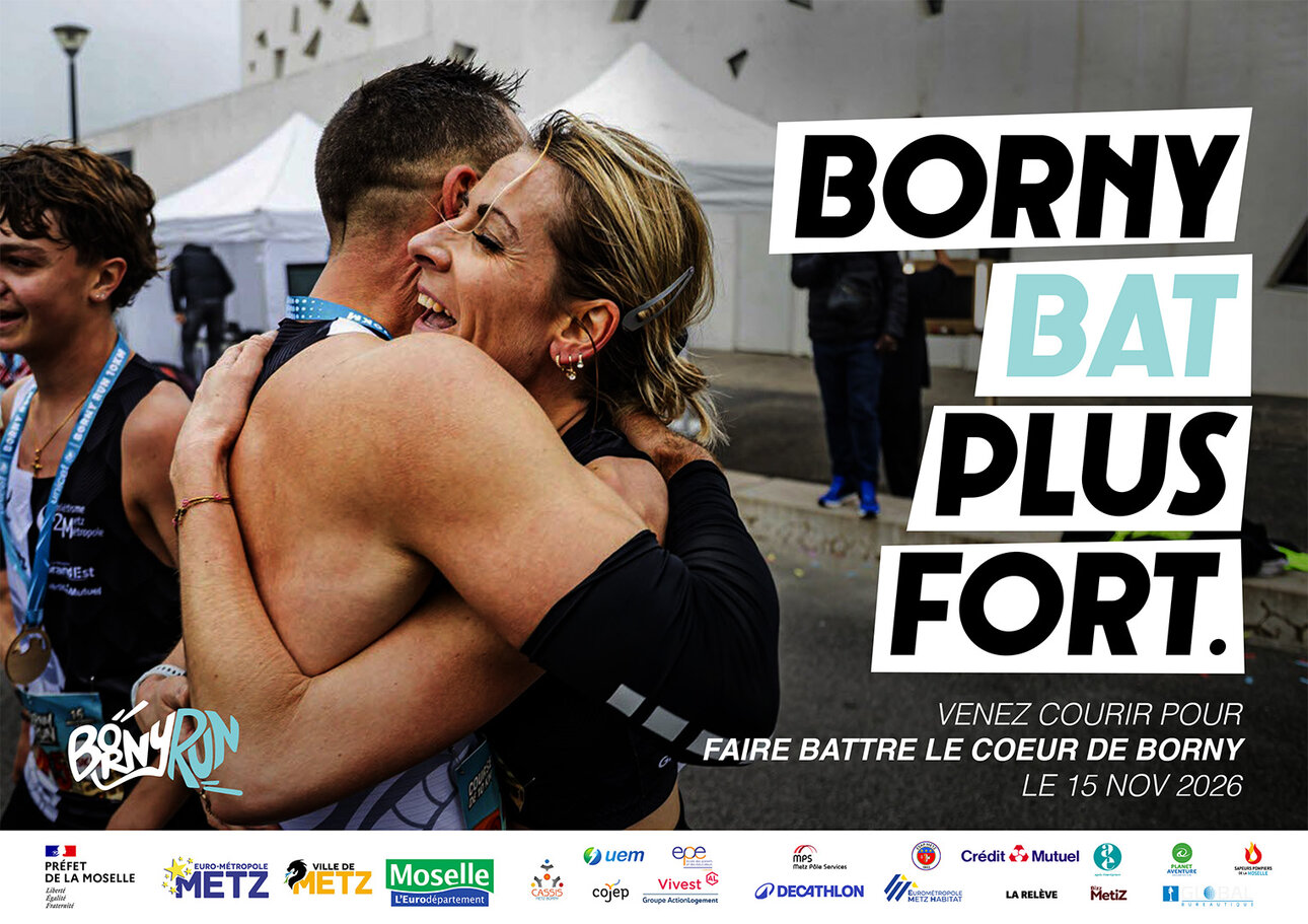 Affiche borny run 2e édition