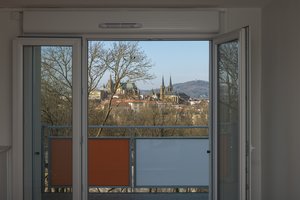 Vue depuis le batiment à Metz Bellecroix