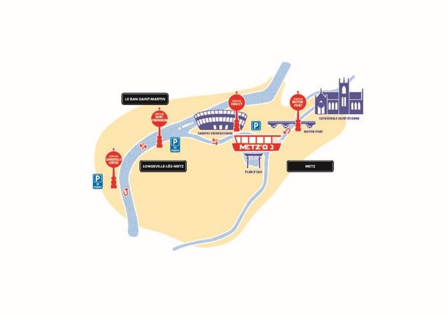 Itinéraires et arrêts de la navette Metz'O 2 en 2026