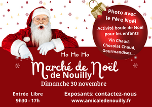 Affiche marché de Noel de Nouilly en 2025