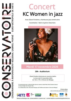 Affiche du concert de KC Women in Jazz