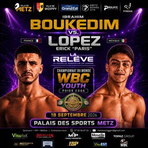 Affiche du championat de boxe