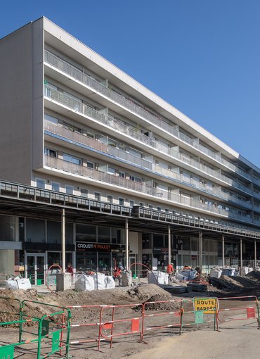 Travaux de la place coislin en octobre 2025