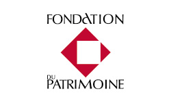 Logo fondation du patrimoine, partenaire du Musée de la Cour d'Or